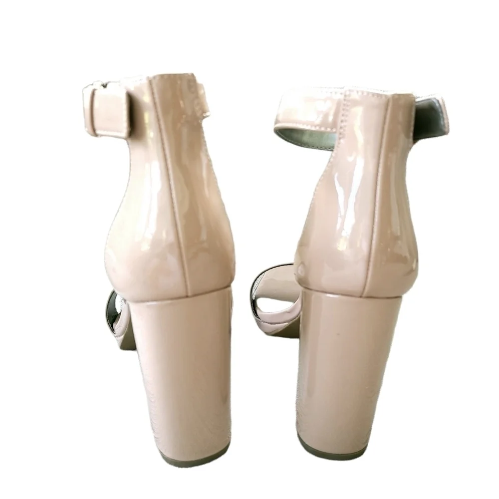 NEW Taupe Lafayette Chunked Heeled Sandals